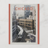 ヴィンテージシカゴイリノイ旅行 ポストカード (正面)