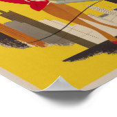 ヴィンテージシカゴウィンディシティトラベルポスター ポスター (角)