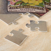 ヴィンテージシカゴガーデニング花の種子カタログ ジグソーパズル (側面)