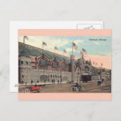 ヴィンテージシカゴコリセウムハガキ ポストカード (正面/裏面)