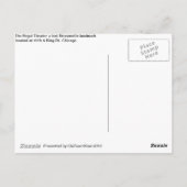 ヴィンテージシカゴザリーガルシアターマーキー ポストカード (裏面)