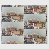 ヴィンテージシカゴスタジアムロックコンサートベニュー1968 ラッピングペーパー (フラット)