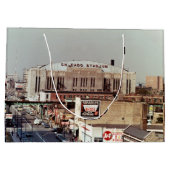 ヴィンテージシカゴスタジアムロックコンサートベニュー1968 ラージペーパーバッグ (裏面)