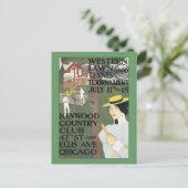 ヴィンテージシカゴテニスのポスター ポストカード (スタンド正面)