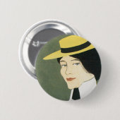 ヴィンテージシカゴテニスのポスター 缶バッジ (正面&裏面)