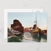 ヴィンテージシカゴリバーエレベーター1900 ポストカード (正面/裏面)