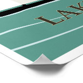 ヴィンテージシカゴレイクフロントトラベル ポスター (角)