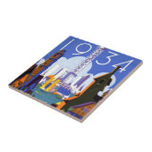 ヴィンテージシカゴワールドフェア1934広告 タイル (側面)