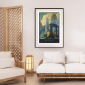 ヴィンテージシカゴ旅行ポスター ポスター