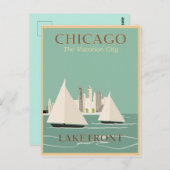 ヴィンテージシカゴ旅行 ポストカード (正面/裏面)