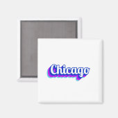 ヴィンテージシカゴ マグネット (正面/裏面)