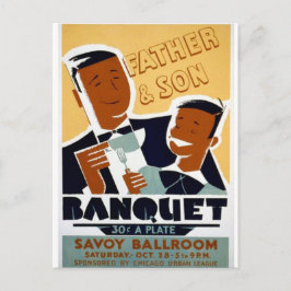 ヴィンテージシカゴ、リーガルシアターファーザー&ソンデイ ポストカード