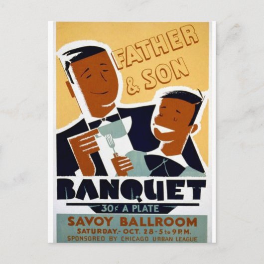 ヴィンテージシカゴ、リーガルシアターファーザー&ソンデイ ポストカード (正面)