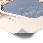 ヴィンテージシカゴUSA航空旅行広告 ポスター (角)