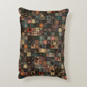 ヴィンテージシカラフルームレスパターン(フローラと アクセントクッション (裏面(縦))