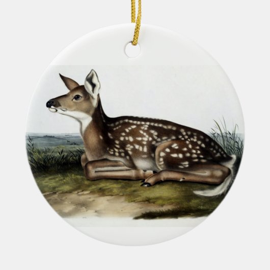 ヴィンテージシカ第1号 セラミックオーナメント (正面)