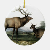 ヴィンテージシカNo.3 セラミックオーナメント (裏面)