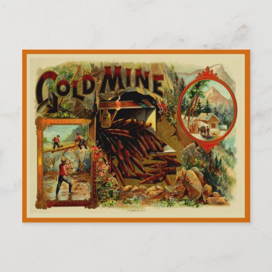 ヴィンテージシガーボックスラベル ポストカード (正面)