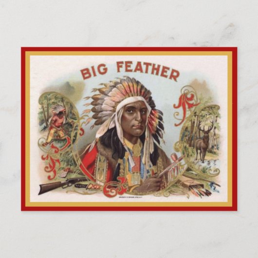 ヴィンテージシガーボックスラベル ポストカード (正面)