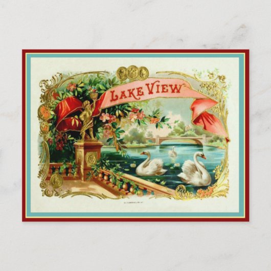 ヴィンテージシガーボックスラベル ポストカード (正面)