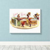 ヴィンテージシガーボックス格言 キャンバスプリント (インサイチュ (ウッドフロア))