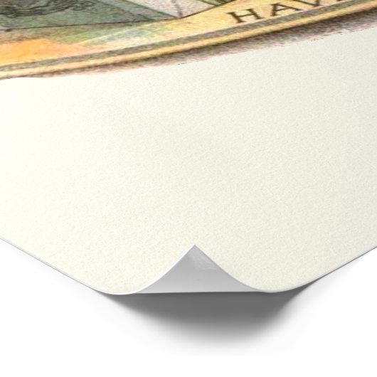 ヴィンテージシガーボックス格言 ポスター (角)