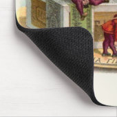 ヴィンテージシガーボックス格言 マウスパッド (コーナー)