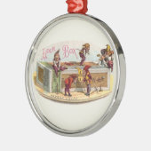 ヴィンテージシガーボックス格言 メタルオーナメント (左)