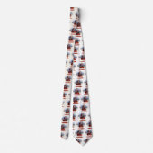 ヴィンテージシガーラベルアート、カウボーイがマークをヒット ネクタイ (裏面)