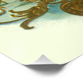 ヴィンテージシガーラベルアート、クラブフレンズのビリヤード ポスター (コーナー)