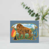 ヴィンテージシガーラベルアート、ライオン、ジャングルの王 (スタンド正面)