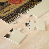 ヴィンテージシガーラベルアート、銀行券マネーファイナンス ジグソーパズル (側面)