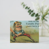 ヴィンテージシガーラベル、スポーツ野球タンシルパンチ (スタンド正面)