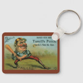 ヴィンテージシガーラベル、スポーツ野球タンシルパンチ キーホルダー (正面)