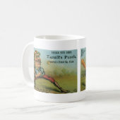 ヴィンテージシガーラベル、スポーツ野球タンシルパンチ コーヒーマグカップ (正面左)