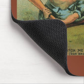 ヴィンテージシガーラベル、スポーツ野球タンシルパンチ マウスパッド (コーナー)