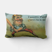 ヴィンテージシガーラベル、スポーツ野球タンシルパンチ ランバークッション (裏面)