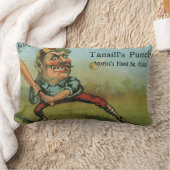 ヴィンテージシガーラベル、スポーツ野球タンシルパンチ ランバークッション (ブランケット)