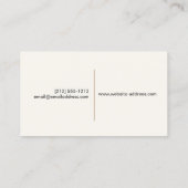 ヴィンテージシザーズロゴ、クレフター 名刺 (裏面)