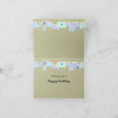 ヴィンテージシスターズ成長オールド誕生日カード カード (内部)