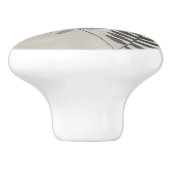 ヴィンテージシダ セラミックノブ (側面)