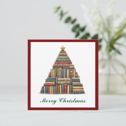 ヴィンテージシックおもしろいカラフルブックス愛好家 シーズンカード (スタンド正面)