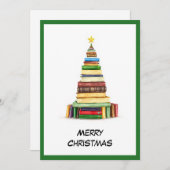 ヴィンテージシックなおもしろいクリスマスツリー シーズンカード (正面/裏面)