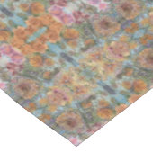 ヴィンテージシックなフラワーガーデンウォーター絵画カラー テーブルクロス (アングル)