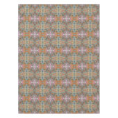 ヴィンテージシックなフラワーガーデンウォーター絵画カラー テーブルクロス (正面)