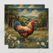 ヴィンテージシックなボホチキン牧草地 (正面/裏面)