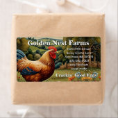 ヴィンテージシックなボホチキン牧草地 ラベル (インサイチュ)