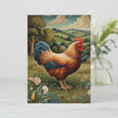 ヴィンテージシックなボホチキン牧草地 招待状 (スタンド正面)