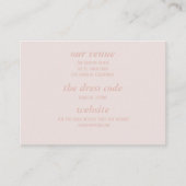 ヴィンテージシックなロマンチックなオールド結婚マネーの詳細 エンクロージャーカード (正面)