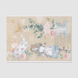 ヴィンテージシックファンタジーアリスinワンダーランドデコップス 薄葉紙